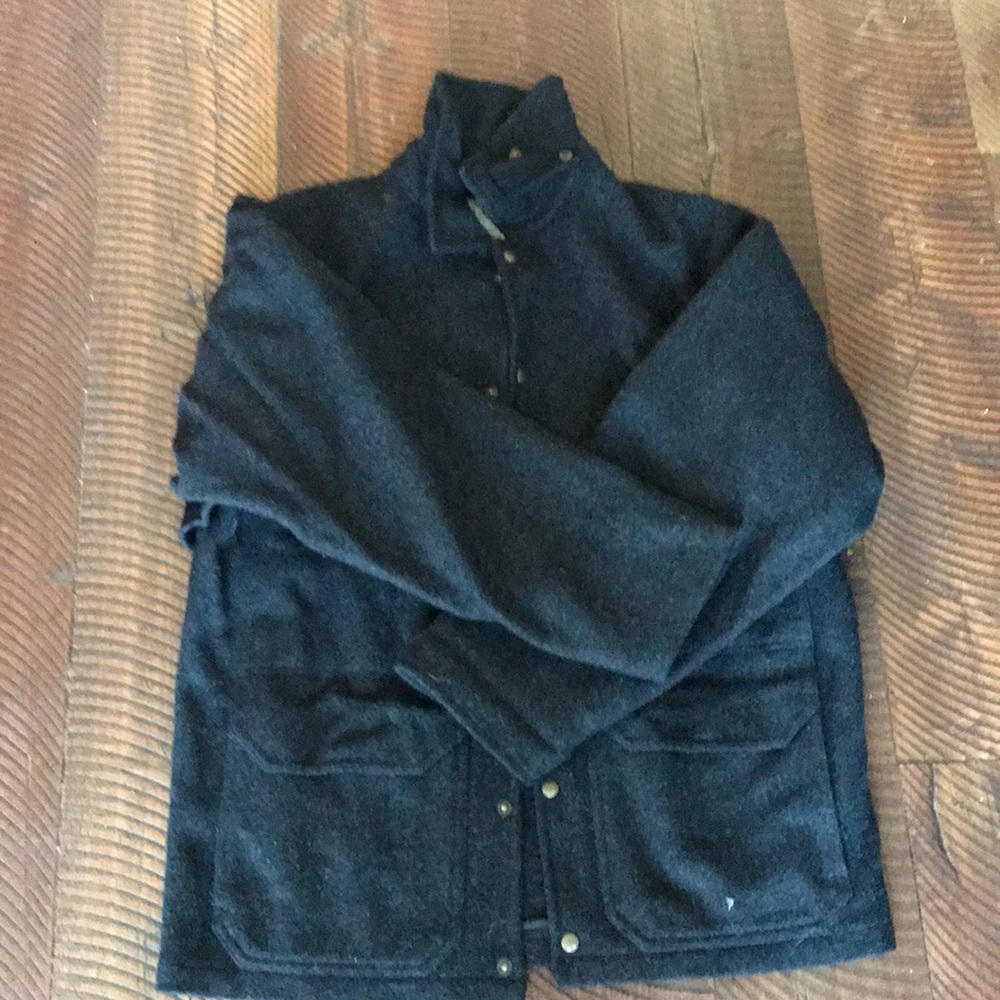 Mens LL Bean Wool Jacket - Picture 2 of 3